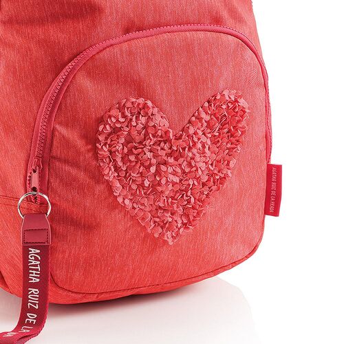 MOCHILA ESCOLAR DOBLE CUORE AGATHA RUIZ DE LA PRADA