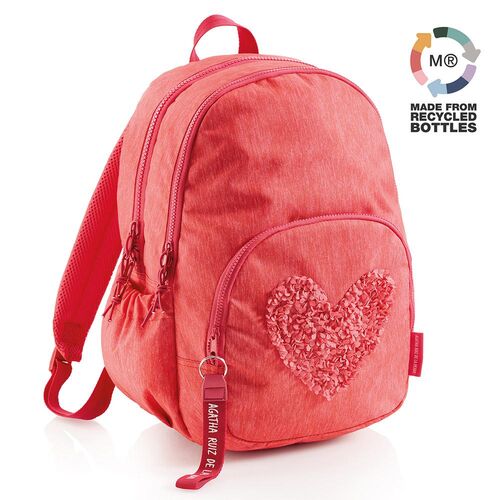 MOCHILA ESCOLAR DOBLE CUORE AGATHA RUIZ DE LA PRADA