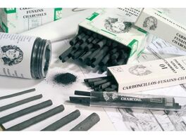 CARBONCILLO EN BARRA LEAM 8-9MM. CAJA 10 UDS.