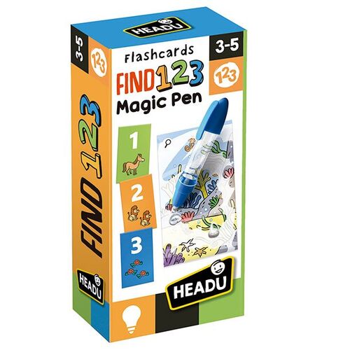 JUEGO EDUCATIVO HEADU FLASHCARDS FIND 123 MAGIC PEN