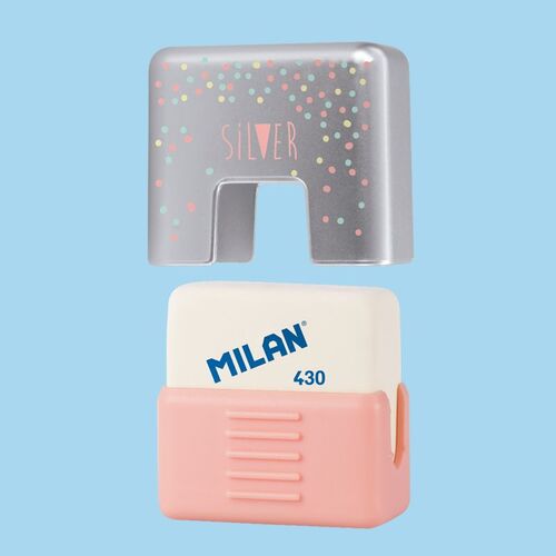 GOMAS MIGA DE PAN CON FUNDA SCHOOL 430 SILVER