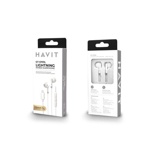 AURICULAR CONEXION LIGHTNING HAVIT GT-ST01L