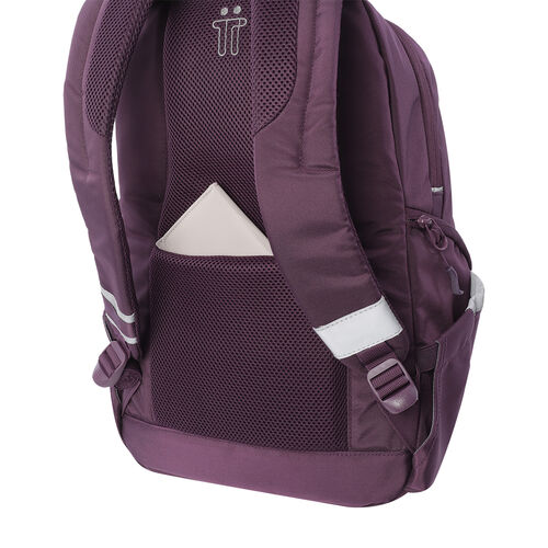 Mochila juvenil Eco-Friendly color morado oscuro - Eufrates. TOTTO.
