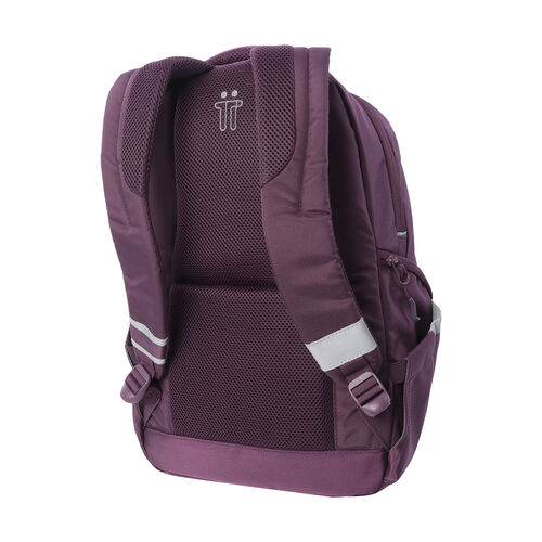 Mochila juvenil Eco-Friendly color morado oscuro - Eufrates. TOTTO.