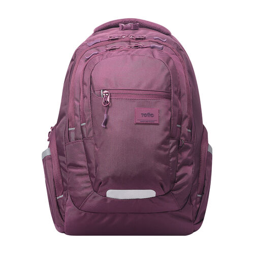 Mochila juvenil Eco-Friendly color morado oscuro - Eufrates. TOTTO.