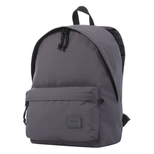 Pack mochila + estuche color gris - Kalex. TOTTO.