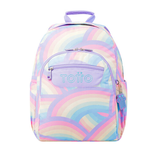 Mochila escolar adaptable a carro arcoíris - Acuareles