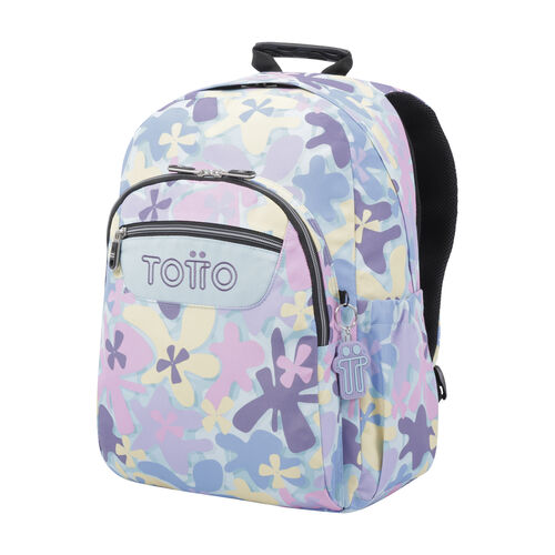 Mochila escolar adaptable a carro flores hawaianas - Acuareles