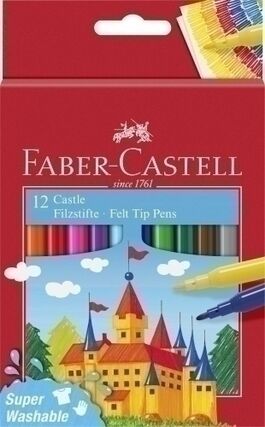 ROTULADORES 12 COLORES. FABER CASTELL.