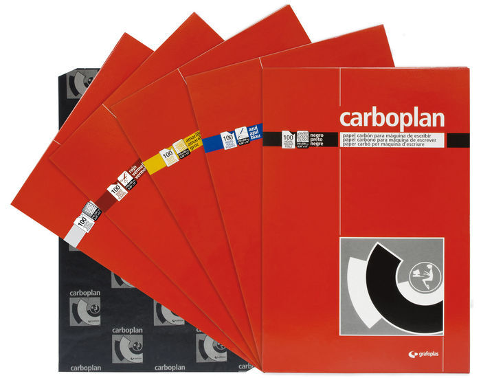 PAPEL CALCO PACK 10 210X330 MM ROJO CARBOPLAN - COPY PAPELERIAS