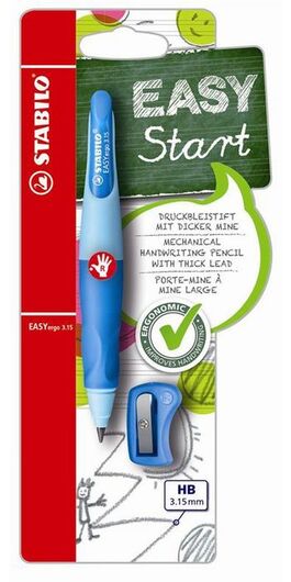 PORTAMINAS STABILO EASY ERGO 3,15 AZUL