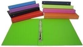 Carpeta de Anillas SARO PVC ESCOLAR Folio 2 anillas 25mm Color Celeste