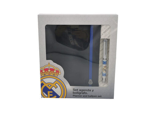 SET AGENDA Y BOLIGRAFO REAL MADRID