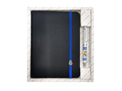 SET AGENDA Y BOLIGRAFO REAL MADRID