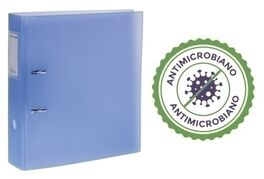 ARCHIVADOR ANTIMICROBIANO SANITIZED A4 170º 70mm AZUL. ARCHIVO 2000.