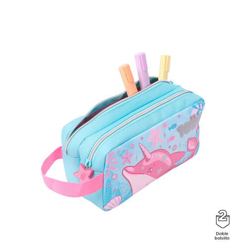 Estuche Totto Pink Ocean Infantil