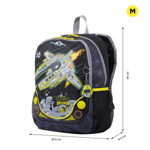 Mochila Totto Spaceship Infantil Mediana