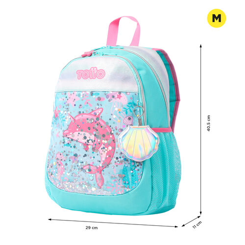 Mochila Infantil TOTTO Mediana - Pink Ocean