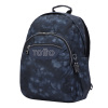 Mochila escolar adaptable a carro gris nébula - Acuareles, TOTTO.