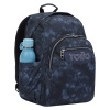 Mochila escolar adaptable a carro gris nébula - Acuareles, TOTTO.