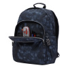 Mochila escolar adaptable a carro gris nébula - Acuareles, TOTTO.