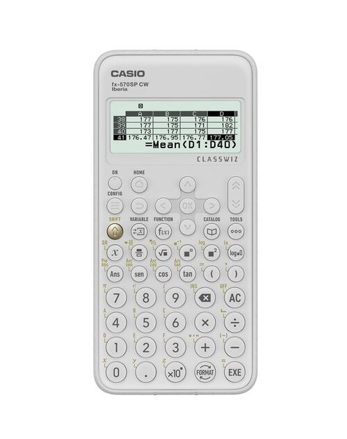 CALCULADORA CASIO CIENTIFICA 10+2 DIGITOS FX-570SPCW IBERIA.