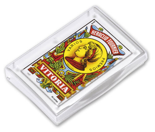 BARAJA CARTAS ESPAÑOLA 27/40 C/PLASTICO.