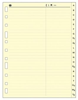 MULTIFIN INDICE CARTULINA ALFABETICO ALFA 3002 4º 20 pestañas 11 taladros.