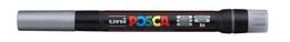 ROTULADOR POSCA PUNTA PINCEL PCF-350 PLATA.