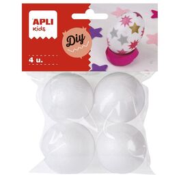 BOLAS POLIESPAN 45MM PACK 4UDS. APLI.