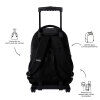 Mochila escolar con ruedas negro - Renglones. TOTTO.