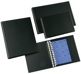 CARPETA de ANILLAS MULTIFIN ALFA PVC 3002 4º 11 an.39mm NEGRO.