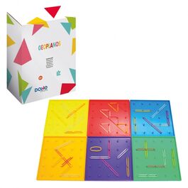 Geoplanos, 6 uds. en 6 colores DOHE educa.