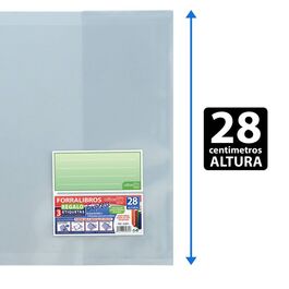 FORRO LIBRO EXPRESS 28CM AJUSTABLE  PACK DE 10.
