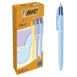BOLIGRAFO BIC 4 COLORES PASTEL.