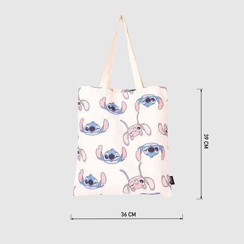 BOLSA DE TELA ALGODON RECICLABLE STITCH & ANGEL.