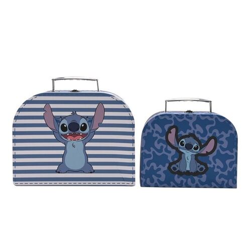 SET 2 CAJAS DE ALMACENAMIENTO STICH.