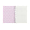 Cuaderno A5 tapa forrada Amalia. TOTTO.