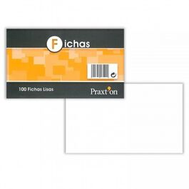 Fichas Cartulina PRAXTON Lisas, Nº 1.