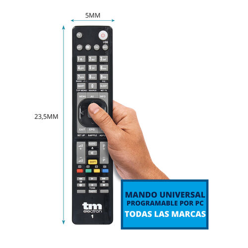 MANDO UNIVERSAL TV-SMART TV. TM ELECTRON.