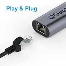 ADAPTADOR USB-C A ETHERNET. Compatible con IOS, Windows, Android. UGREEN.