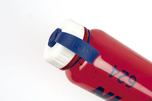 BOTELLA TRITAN 0 65 L MILAN NATA 624 ROSA TRANSPARENTE.