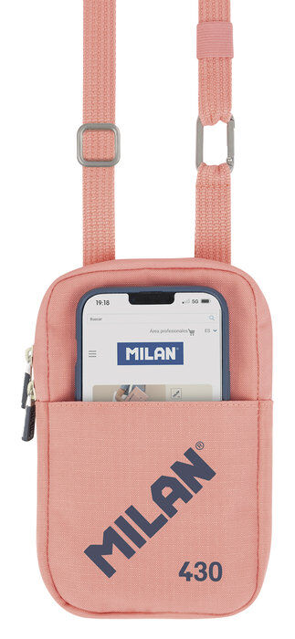 BOLSO PEQUEÑO BANDOLERA  ROSA. MILAN 430.