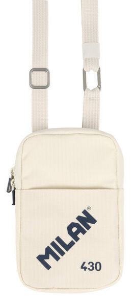 BOLSO PEQUEÑO BANDOLERA BEIGE.MILAN 430.