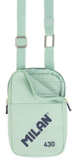 BOLSO PEQUEÑO BANDOLERA  VERDE. MILAN 430.