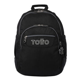Mochila escolar negro - Rayol. TOTTO.