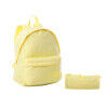 Pack X 2 Mochila + Estuche Kalex - Yellow Iris. TOTTO.