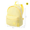 Pack X 2 Mochila + Estuche Kalex - Yellow Iris. TOTTO.