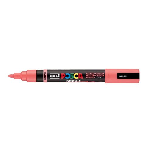 MARCADOR  UNI POSCA PC-5BR BRUSH ROSA CORAL.
