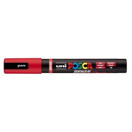 ROTULADOR POSCA PC-5BR BRUSH ROJO.